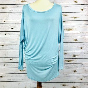 Brigitte Bailey Long Sleeve Dolman Sleeve Blouse